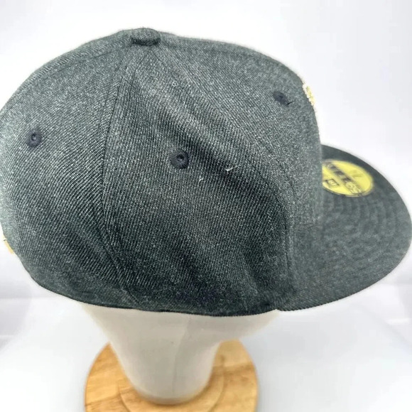 New Era Mens Hat 59Fifty Boston Red Socks MLB Flat Bill Fitted Charcoal 7 1/4 - Picture 4 of 6